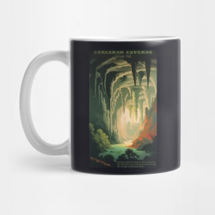 Carlsbad Caverns National Park Vintage Travel  Poster Mug